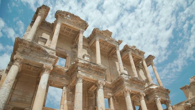 Celsus Library in Ephesus. Efes ancient Greek city in present day Izmir, Turkey