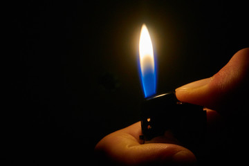 lighted pocket lighter