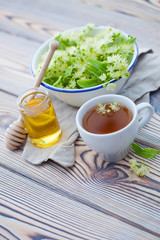 cup of linden tea