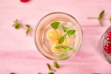 Detox infused flavored water