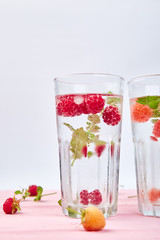 Detox infused flavored water