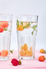 Detox infused flavored water