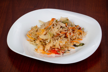 Pickled cabbage salad