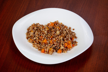 Buckwheat with vegetables