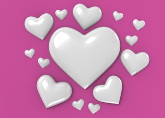 Love Background - 3D