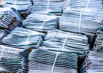 newspaper stack