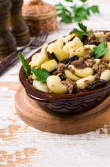 Pasta with minced meat