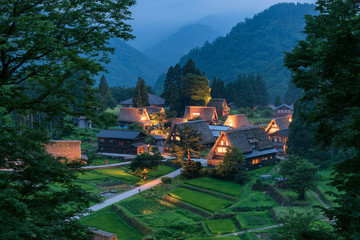 五箇山 夏のライトアップ