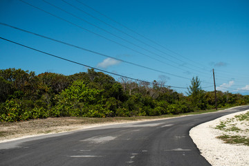 Streets on Green Turtle Cay, Bahamas