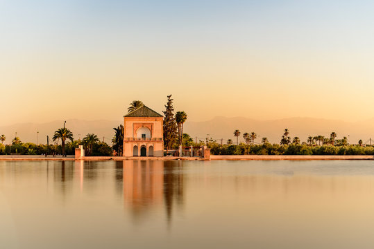 The Menara gardens, Marrkech, Morocco