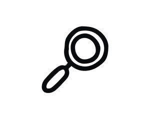 search icon design illustration,hand drawn style design, designed for web and app
