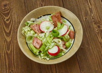 Warmer Speckkrautsalat