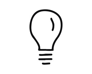 light bulb icon set design illustration,hand drawn style design, designed for web and app