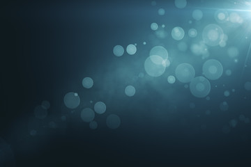 Blue bokeh background