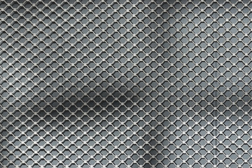 Iron grating background in the city
