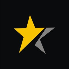 Obraz premium Star logo design template vector illustration