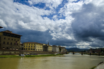 Fototapeta na wymiar Cloudy Day in Florence