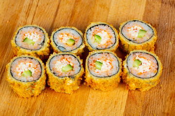 Hot roll with crab