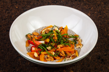 Delicious nut porridge