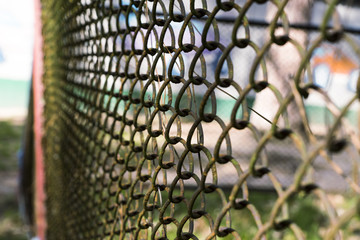 grid on the fence