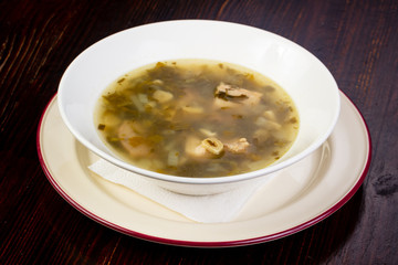 Sorrel summer soup