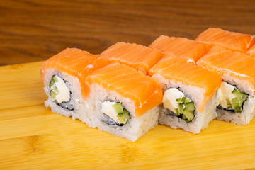 Delicious Philadelphia lite rolls