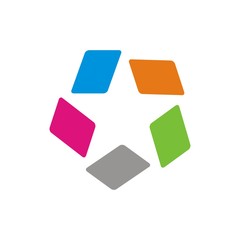 Obraz premium Star logo design template vector illustration