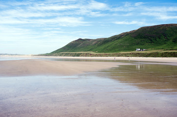 Rhossili bay, summer