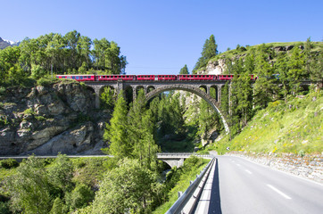 Arch of the Viaduct in Switzerland