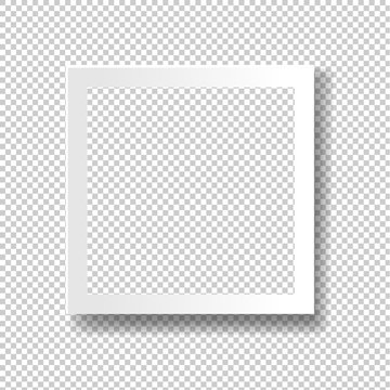 White Frame Isolated Transparent Background-