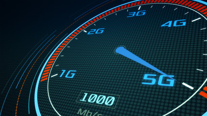 Fototapeta premium 5G mobile network concept
