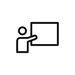 teacher icon vector illustration