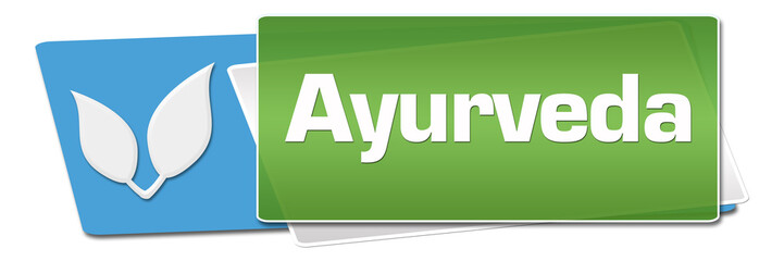 Ayurveda Green Blue Rounded Horizontal 