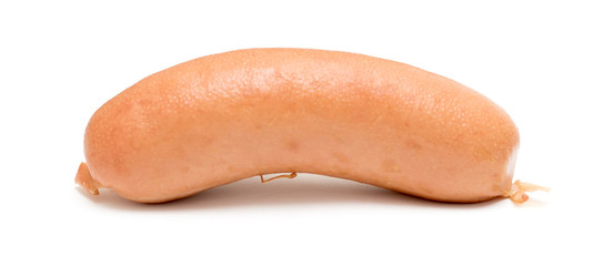 Sausage on a white background