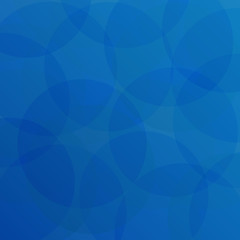 Fototapeta premium Abstract of blue circle pattern background.