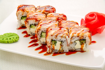 Sushi set, Japanese food