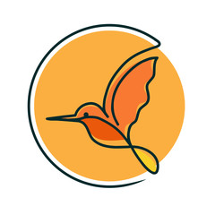 Bird Logo Template Design Vector