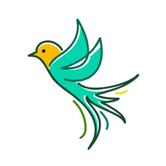 Bird Logo Template Design Vector