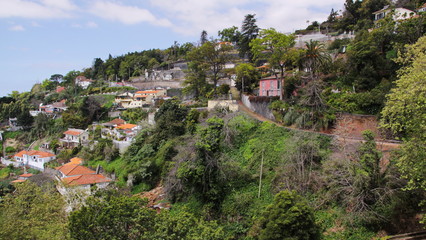 Fototapeta na wymiar View of Monte at Funchal in Madeira