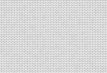 White realistic knitted texture. Seamless pattern