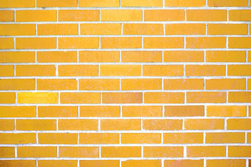 Yellow British Brick Wall