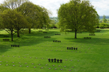 Fototapeta premium Cimetière militaire allemand de la Cambe
