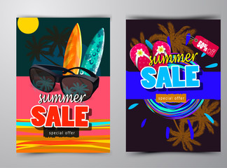 summer sale template banner