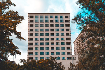 apartment skyscraper near potsdamer platz