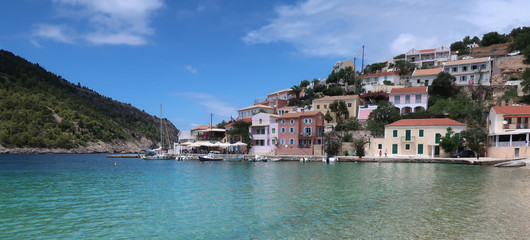 Obraz premium Assos village in Kefalonia, Greece