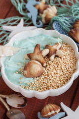 Dessert mit Schokolade