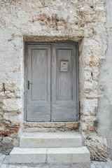 Fototapeta na wymiar Wooden Doors in Old Town
