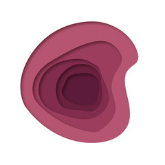 Pink Vector papercut