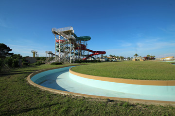 parc de loisirs aquatiques abandonné dans le sud de la france