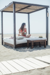 A Girl Enjoying Summer Vacation © LStockStudio